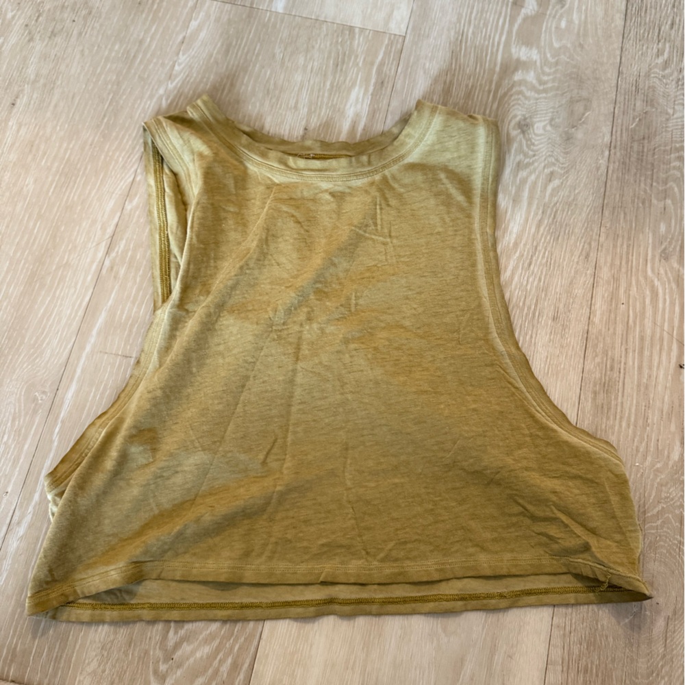 Lululemon Athletica Light Gold Muscle Tee